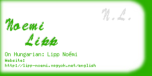 noemi lipp business card